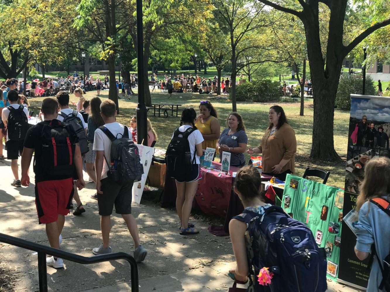 Students find ways to get involved at Involvement Fest