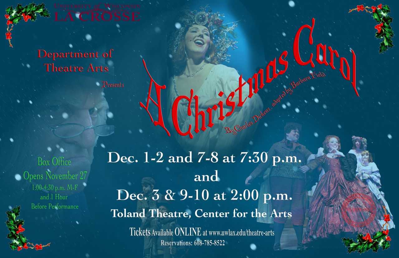 UWL Theater Presents Classic, A Christmas Carol – The Racquet Press