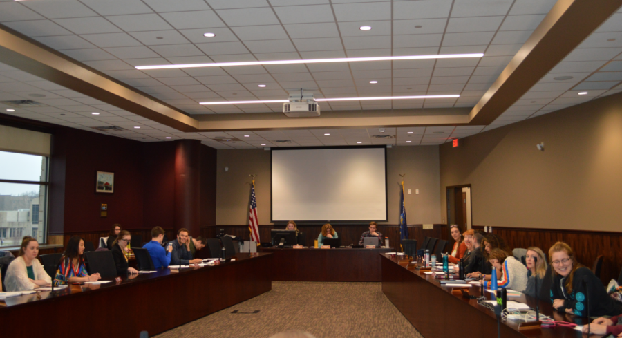 Student Senate Meeting. Photo by Shane Summers.