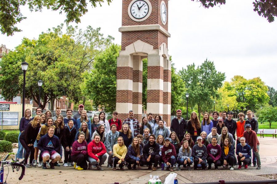 Oktoberfest cleanup volunteers. Photo by Carly Rundle-Borchert.