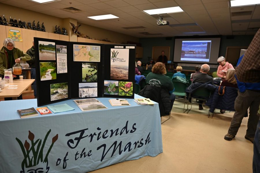 Friends of the La Crosse River Marsh meeting. Photo taken by Carly Rundle-Borchert.