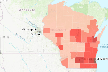 Image obtained from the Wisconsin Department of Health Services.