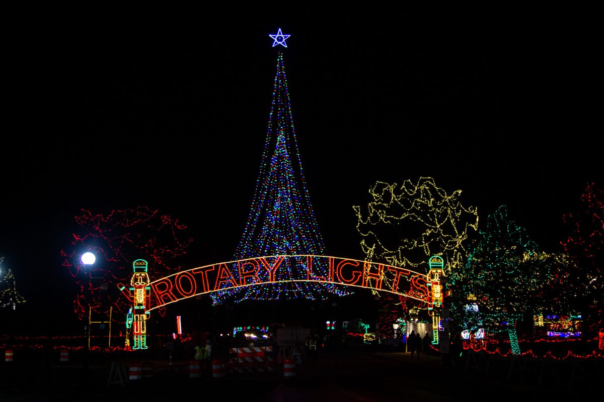 The Rotary Lights Entrance. Photo taken by Trinity Rietmann. 