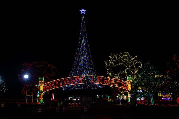 The Rotary Lights Entrance. Photo taken by Trinity Rietmann. 