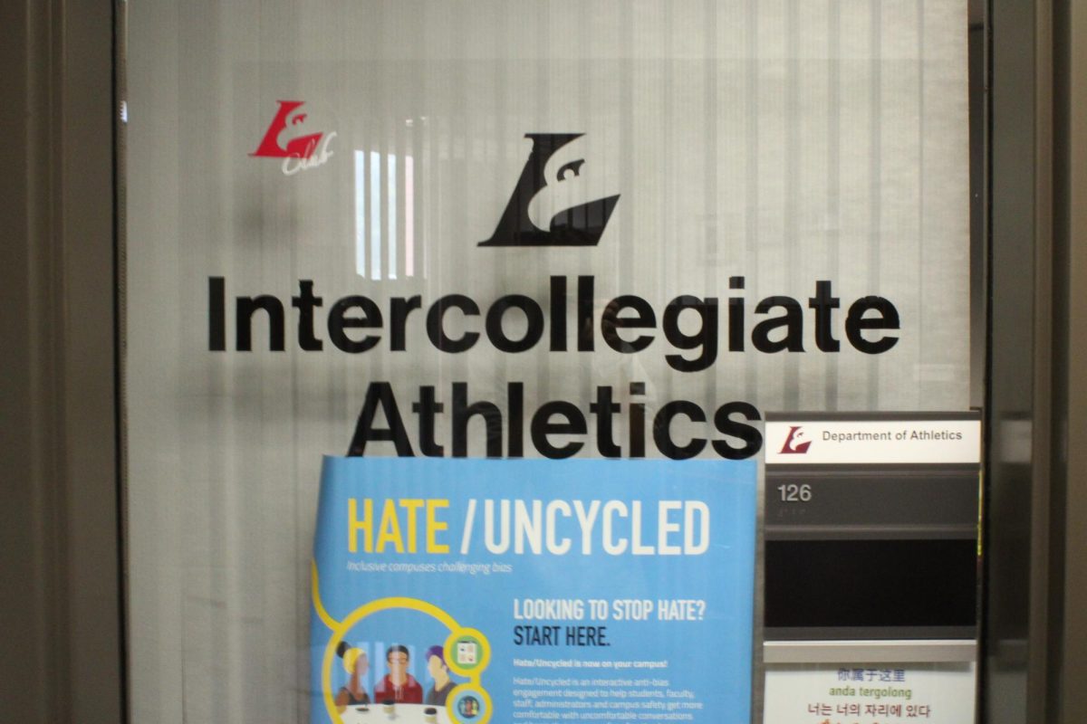 Intercollegiate Athletics office. Photo taken by Paige Geiser. 