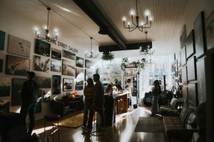 The interior of Pearl Street Gallery. Photo retrieved from Bailey Nelson. 