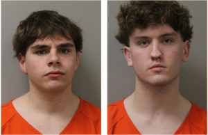 Left: Caden Atkinson mug shot. Right: Logan Zdanowicz mug shot. 