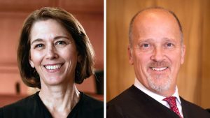 Left: Judge Susan Crawford. Right: Judge Brad Schimel. 