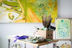 Jennifer William's Studio. Photo by Trinity Rietmann. 