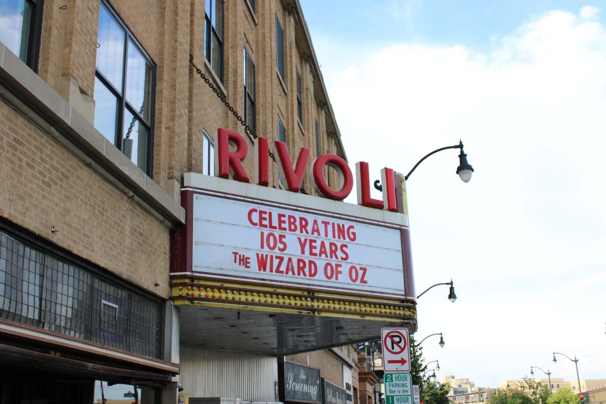 The Rivoli Theatre and Pizzeria marquee. Photo by Skylar Jensen.