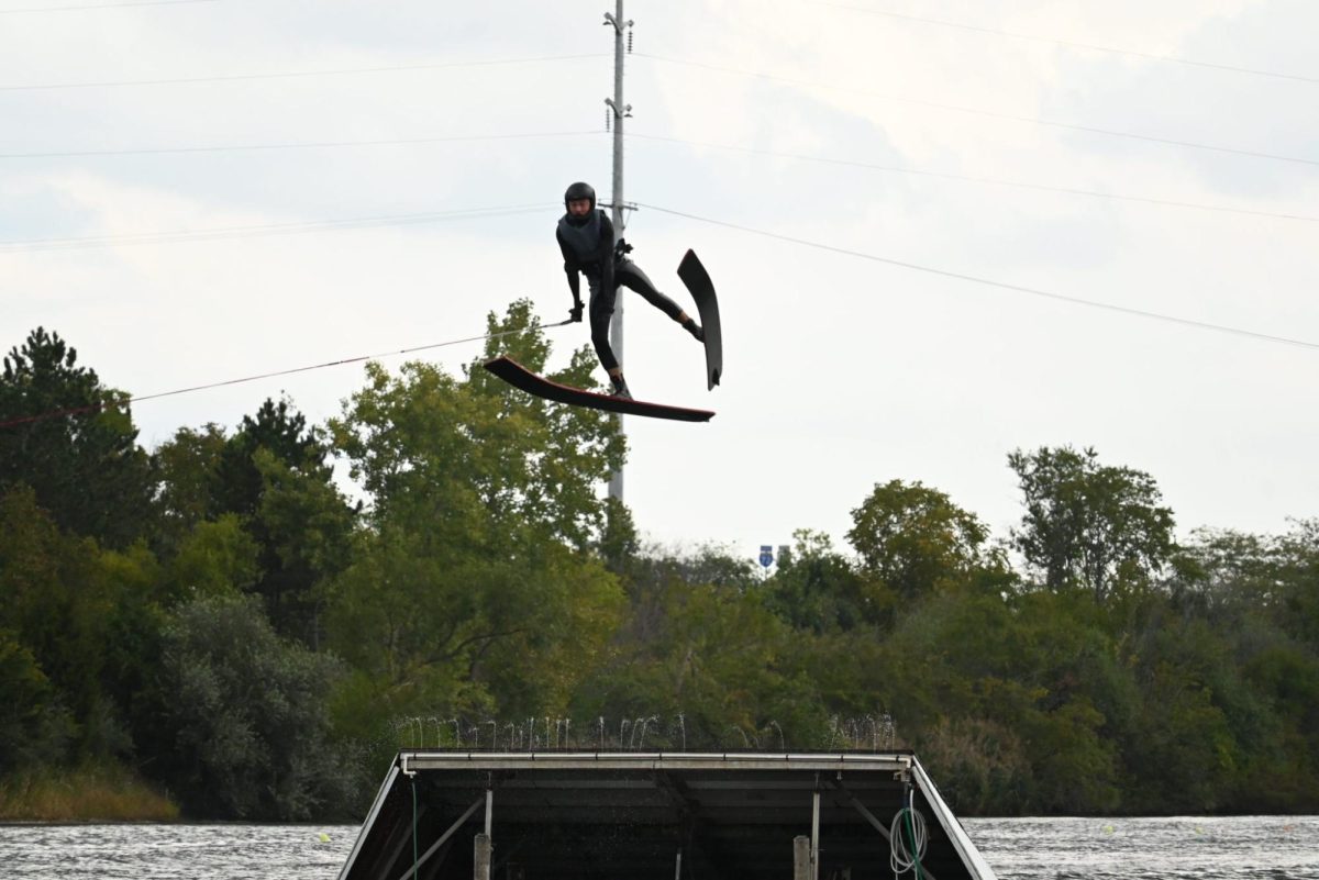 The UWL Waterski and Wakeboard Team. Photo provided by Allie Gessert. 