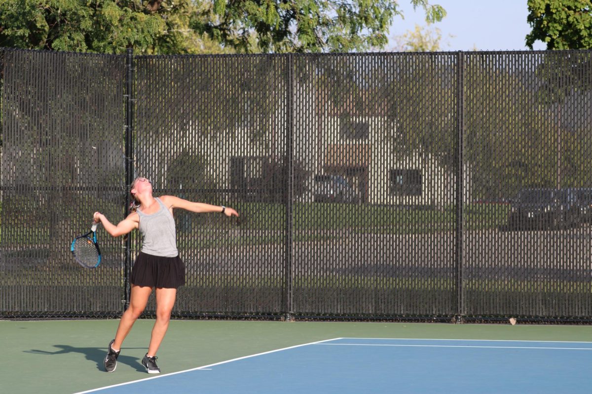 Izabelle Brinkman with the Serve