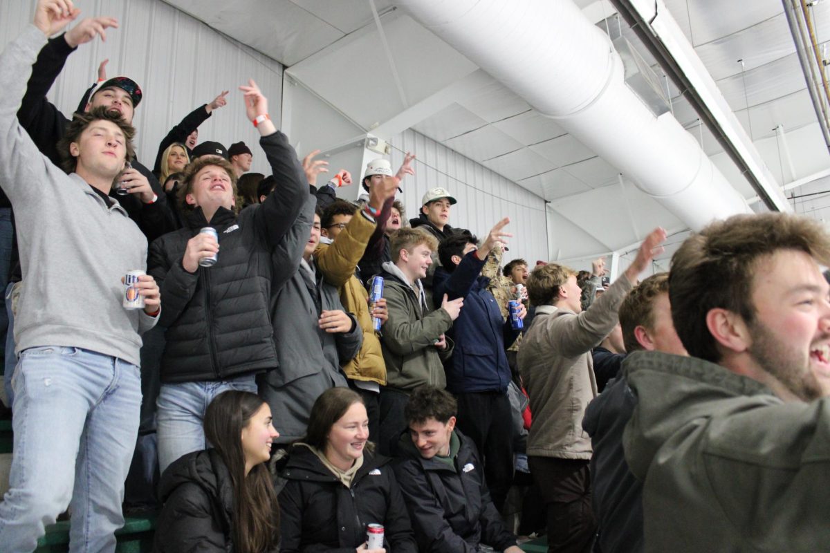 UWL fans chanting to support the team