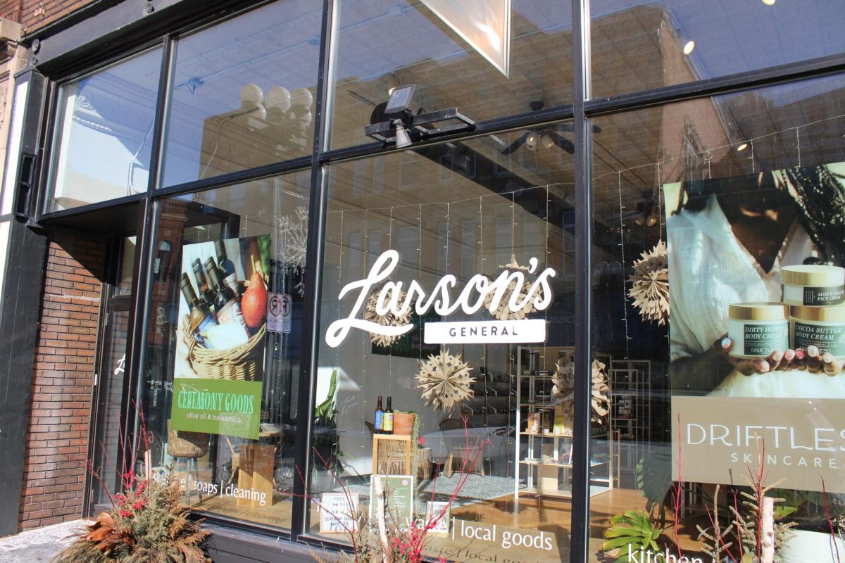 The front of Larson's General. Photo by Michael Herbers. 