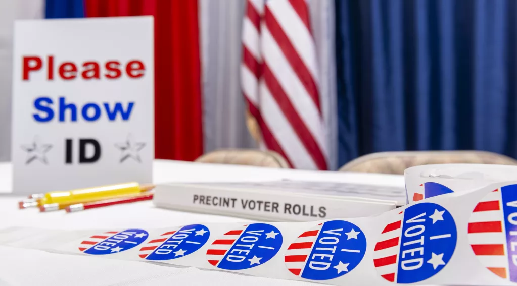 Voting poll. Photo retrieved from the Federation for American Immigration Reform website.