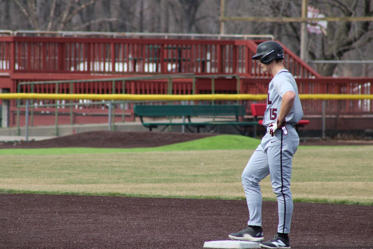 Brady Burrill at second base