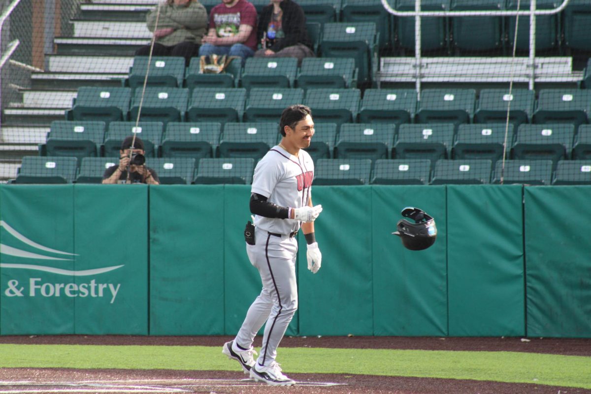 Emiliano Ramos celebrating a home run. Photo by Colin Cronan. 