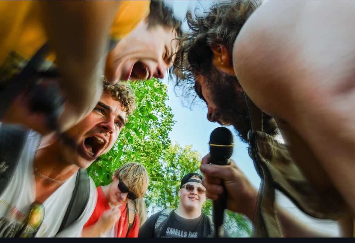 Photo of On Probation performing. Photo retrieved from On Probation.